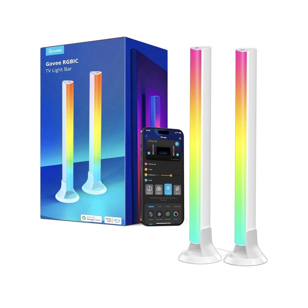 NEW Govee RGBIC Smart App Control TV Gaming Light Bars 15 Inches Wifi TV Lights